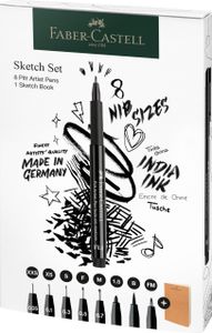 Set Pitt Artist Pen + Sketchbook