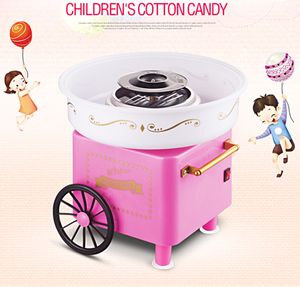 WYCTIN 500W Zuckerwattemaschine Zuckerwattegerät Candymaker Automat mit Wagen Rosa 30x30x25cm WYCTIN 500W Zuckerwattemaschine Zuckerwattegerät Candymaker Automat mit Wagen Rosa 30x30x25cm
