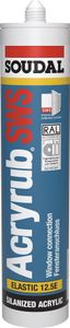 Akryl Acryrub SWS 310 ml biela kazeta SOUDAL