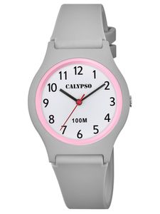 Calypso Damenuhr Armbanduhr grau K5798/5