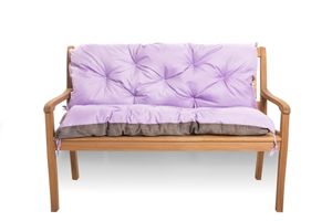 Podušky na záhradné lavice 120x50x50cm fialový | podušky na záhradný nábytok | Sedáky a podsedáky na hojdaèku