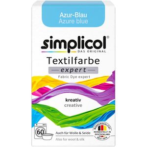 Simplicol Textilfarbe expert Azur-Blau 150g - Farbe zum Färben (1er Pack)