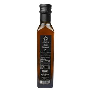 Lussiero Chili Trüffel Öl weisses Trüffelaroma mit feuriger Chili Note in Extra Virginem Olivenöl 250ml