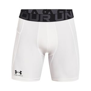 Under Armour Men's HeatGear Armour Compression Shorts White/Black 2XL Bielizna do biegania