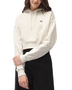 DICKIES OAKPORT CROPPED HOODIE Weiß