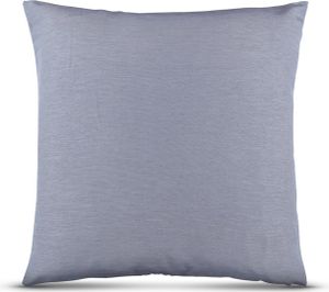 Kissenhülle 60x60cm mit verd. Reißverschluss, ( Blau ) Kissenbezug in Leinenoptik, Dekorative Kissenbezüge, Baumwolle, weicher Bezug für Kissen