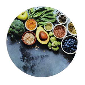 Deska szklana Kesper Healthy Kitchen okrągła 27cm