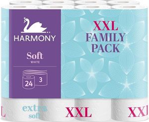 Toaletný papier 3-vrstvový HARMONY SOFT XXL - 24ks 30500