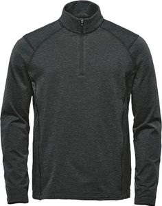 Stormtech - "Treeline" Pullover mit kurzem Reißverschluss für Herren BC5204 (L) (Schwarz meliert)