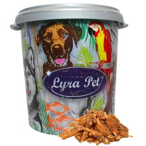 5 kg Lyra Pet® Hühner Wrap mit Fisch in 30 L Tonne