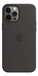 Apple Silikónové puzdro MagSafe na iPhone 12 Pro Max čierne