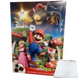 Super Mario Adventskalender Premium XL (280g Schokolade) + usy Block