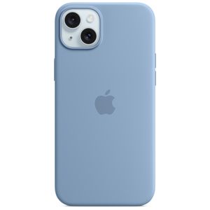 Apple iPhone 15 Plus Silikon Case mit MagSafe Winterblau iPhone 15 Plus