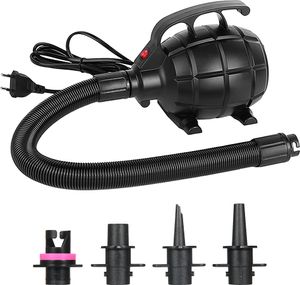 Tragbare 500W elektrische Pumpe Luftmatratze Pumpe Luftbett Pool Toy Raft Boat Schnelle Inflation Elektrische Luftpumpe fuer Schlauchboote