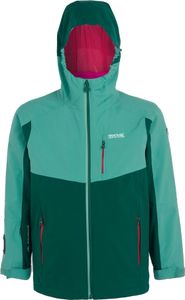 Regatta - "Trekktain" bunda, nepromokavá 3 v 1 pro dívky RG11262 (128) (Rainforest/Green)