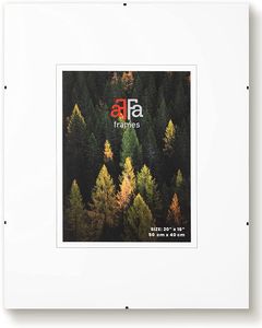 aFFa frames Rahmenloser Bilderhalter | Bilderrahmen | Acrylglas | mit Clips | für Fotos und Poster | Plakatrahmen | Cliprahmen | Posterrahmen | Plexiglas, HDF, 50x70 cm