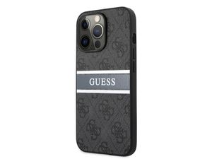 Guess 4G Printed Stripe – pouzdro na iPhone 13 Pro (šedé)