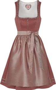 Spieth & Wensky - Damen Trachten Dirndl in großen Größen, Diva (421310-1012), Größe:42, Farbe:rosa (2120)