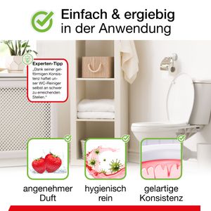 BiOHY WC-Reiniger, Toilettenreiniger, Kloreiniger, WC Erfrischer – 2er Pack (2 x 1 Liter Flasche)
