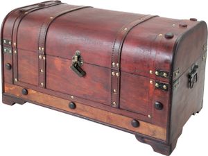 HMF 6402-154 Holztruhe, Mexiko, 54 cm