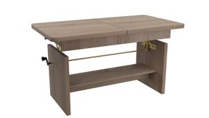 Minio, stůl "Janek" 116-156 cm, skládací, barva dub lanýžový