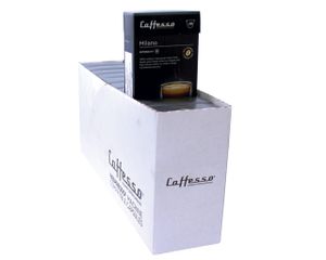 Caffesso Milano PACK 100ks - 100% kompatibilné kapsuly do kávovarov Nespresso, DeLonghi a Krups