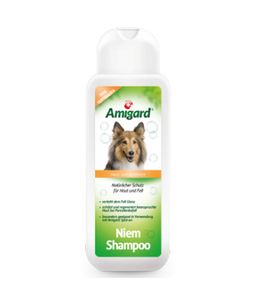 Amigard Niem Shampoo für Hunde & Katzen | 250ml | natürliches Hundeshampoo Katzenshampoo