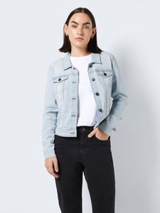 NOISY MAY Jeans Jacke 'Debra', 27011268, Light Blue Denim, Gr. L