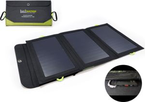 BasicNature Solar-Ladegerät 'Powerbank', 5V / 21W