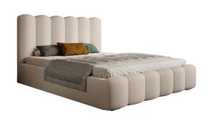 DomoHome posteľ s pružinovým boxom Spálňová posteľ Ideálna pre vašu spálňu | vrátane podstavca pod posteľ Rozmery: 218x225x114 cm, Model: Mona V, Farba: béžová DomoHome posteľ s pružinovým boxom Spálňová posteľ Ideálna pre vašu spálňu | vrátane podstavca pod posteľ Rozmery: 218x225x114 cm, Model: Mona V, Farba: béžová