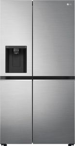 LG GSLV71PZTE, Freistehend, Edelstahl, Amerikanische Tür, LED, Gehärtetes Glas, 635 l