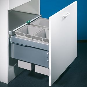 Naber, Cox® Base 1T 600-3. Abfallsammler, hellgrau, Höhe 360 mm - Mülleimer