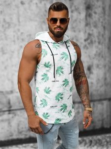 Ozonee Herren-Tank-Top Tree weiß L