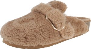 Genuins G104697 Grisel Sheepskin - Damen Schuhe Hausschuhe - Sand, Größe:37 EU