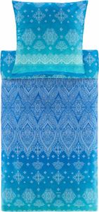 Bassetti Satin-Bettwäsche-Garnitur KERALA Farbe B1 BLAU Größe 135x200+80x80 Bassetti Satin-Bettwäsche-Garnitur KERALA Farbe B1 BLAU Größe 135x200+80x80