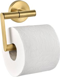 Saqu Toilettenpapierhalter 12,8x5x11,1cm Gebürstetes Messing