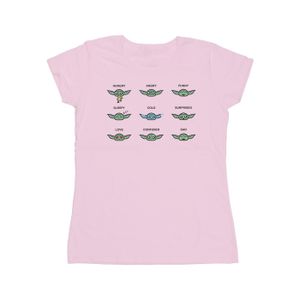 Star Wars - Tričko "Mandalorian Grogu Mood" pre ženy BI43272 (S) (Baby pink)