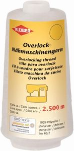 KLEIBER Overlock-Nähmaschinengarn 2.500 m weiß