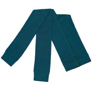 Kinder Leggings aus Baumwolle Einfarbig Petrol Größe 152-164