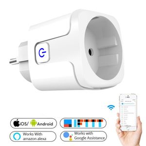 Smart Plug WIFI WLAN Steckdose für Amazon Alexa Google Home Fernbedienung Wireless Socket Stecker Mit Energieüberwachungsfunktion