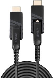 LINDY Micro-HDMI Fibre Optic Hybrid 18G Kabel 100m