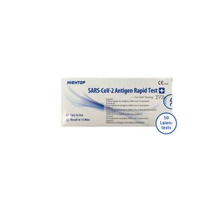 50 x 1 Hightop Antigen Nasal Schnelltest, Selbsttest für Laien, CE-Zertifiziert BfArM AT1224/21
