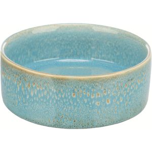 Trixie Keramiknapf mit Musterung - blau - 0,4 l/ø 13 cm