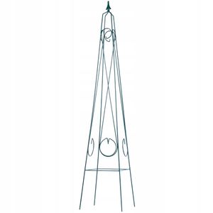 KADAX Rankhilfe, Rankobelisk, freistehender Obelisk aus Stahl, Rankturm für Garten, Rosen
