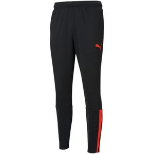 Puma teamLIGA Trainingshose Herren schwarz rot Gr XL
