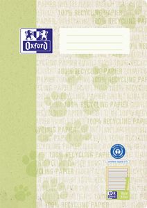 Oxford Schulheft "Recycling" DIN A4 16 Blatt Lineatur 2