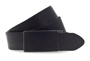 MUSTANG Leder Gürtel Male Belt W115 Black schwarz