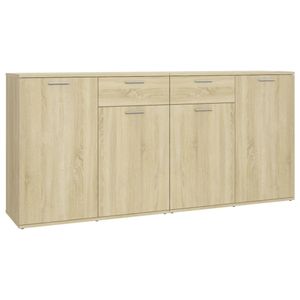 Kredens dąb sonoma 160x36x75 cm materiał drewnopochodny