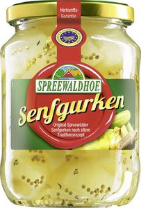 Spreewaldhof Original Spreewälder Senfgurken 720 ml 6er Pack