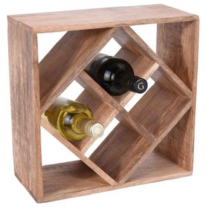 Weinständer WEINREGAL Weinflaschenhalter aus Holz